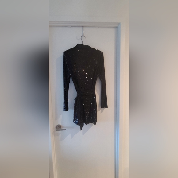Black Sequin Dress - Picture 3 of 3